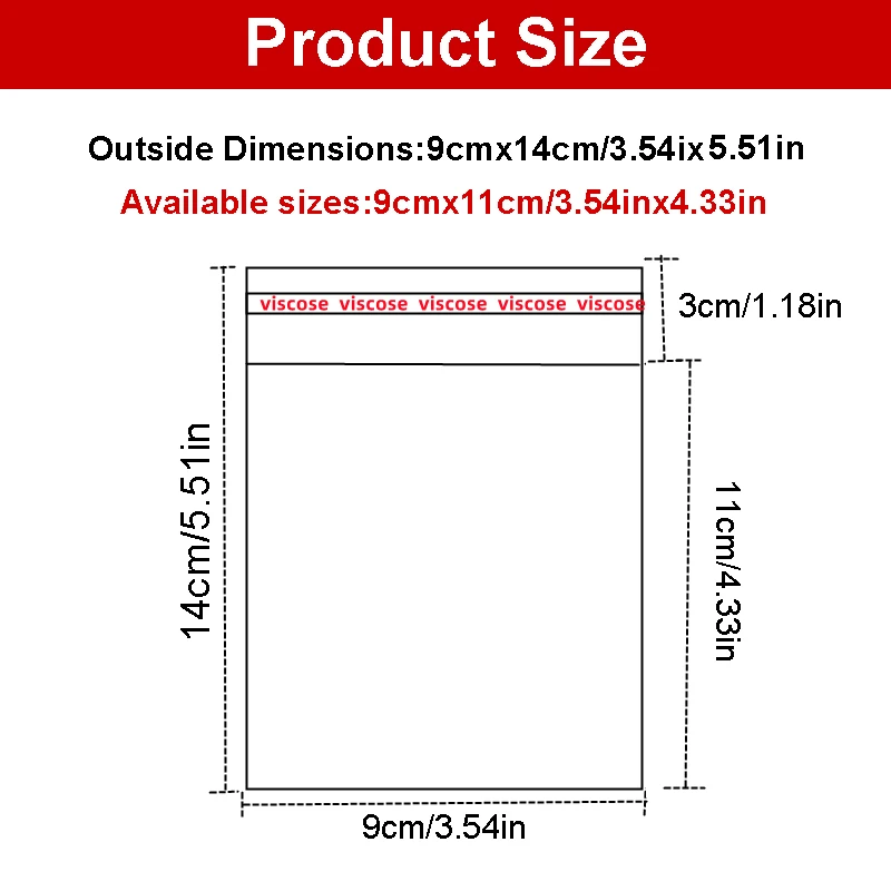200pcs-9x14cm