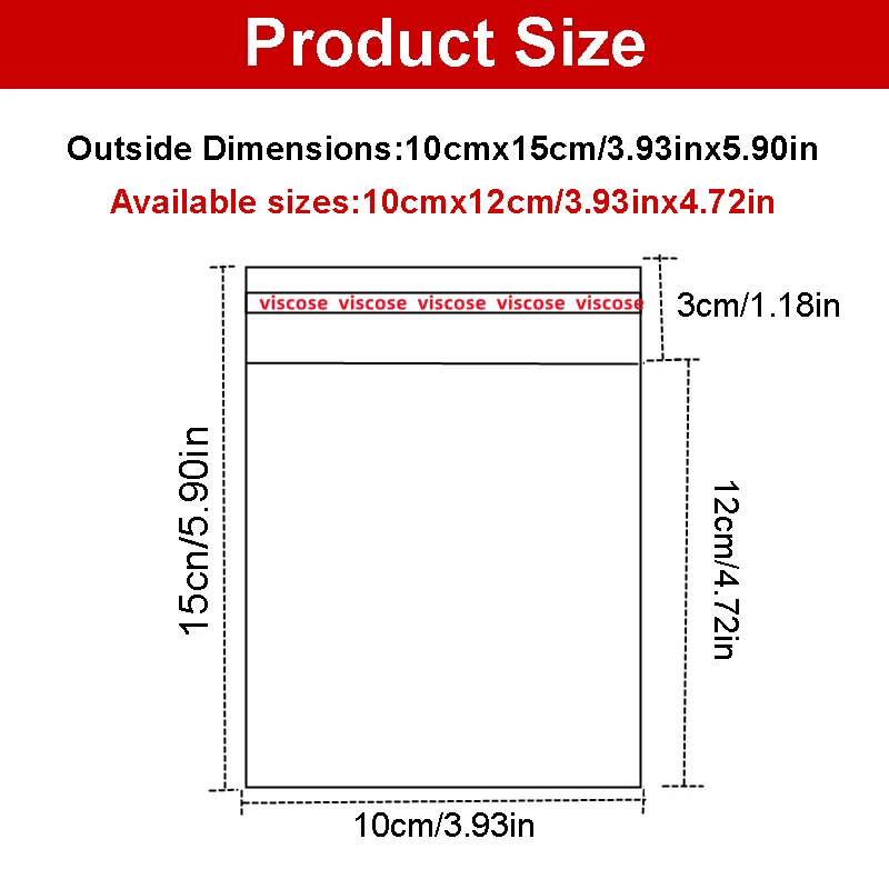 200pcs-10x15cm