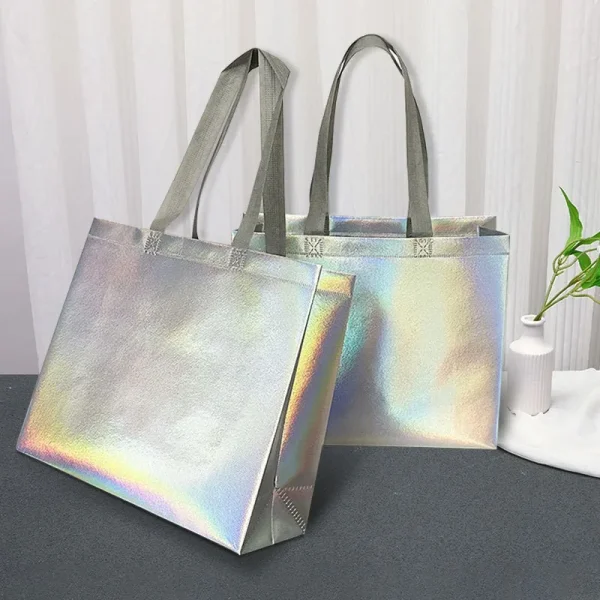 New Premium Wedding Party Tote Large Capacity Reusable Nonwoven Shopping Bag Bridesmaid Gift Bags Fashion Accessories 2