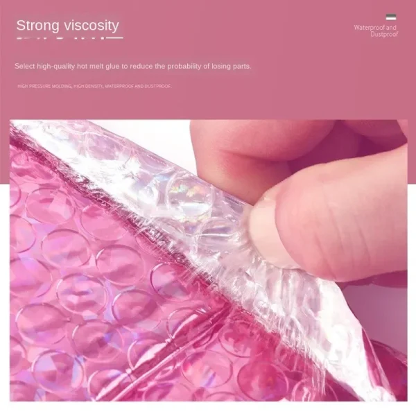 10Pcs/Lot Bubble Mailers Aluminized Bags Laser Envelope Self Seal Postal Gift Packaging Bags Book Shipping Package Colorful Bags 5