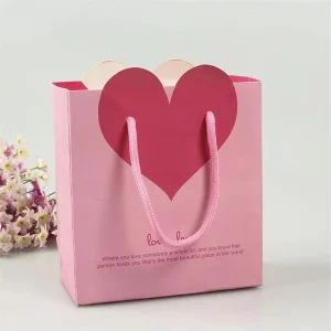 1 Mother's Day Paper Gift Bag With Handle, Exchange Gift Wrapping Wedding, Valentine's Day Gift Bag Party Gifts. 1