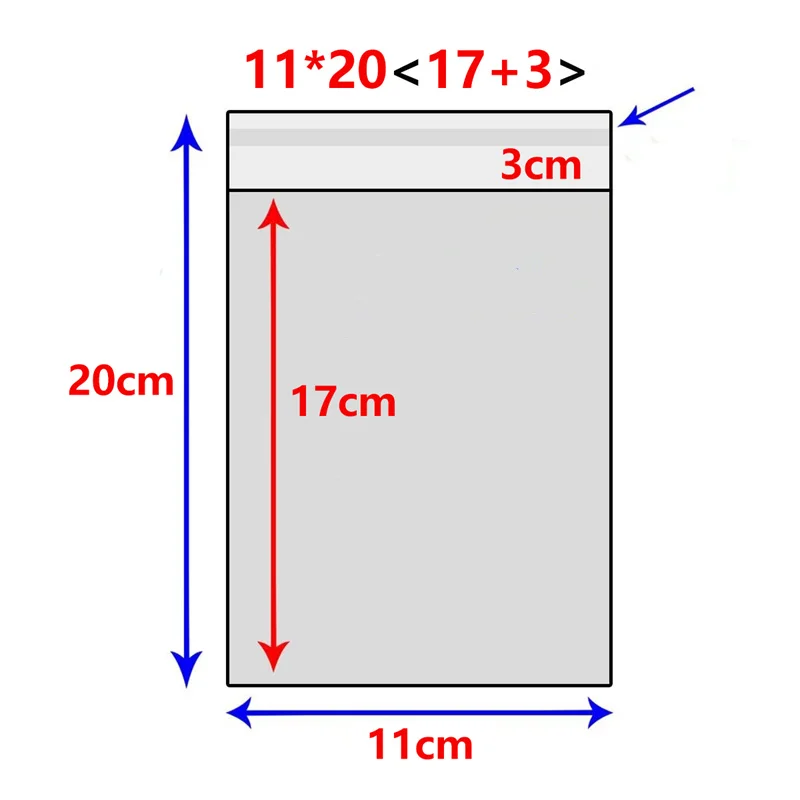 11x20cm-Use 11x17cm