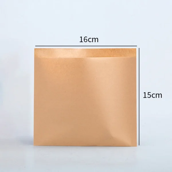 50/100 Pcs Sandwich Wrappers Oil-Proof Bags Party Favor Bag Envelopes Merchandise Bags For Snack Cookie Popcorn Disposable Paper 6