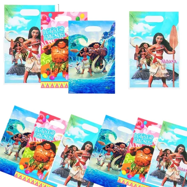 Moana Goodie Bags Party Favors Moana Maui Themed Birthday Party Candy Loot Bag Gift Bags Party Supplies Decoration Baby Shower 1