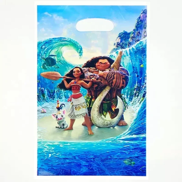Moana Goodie Bags Party Favors Moana Maui Themed Birthday Party Candy Loot Bag Gift Bags Party Supplies Decoration Baby Shower 4