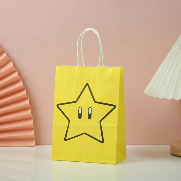 Super Mario Birthday Party Gift Bags Candy Bags Goody Bags Mario Birthday Party Supplies 2