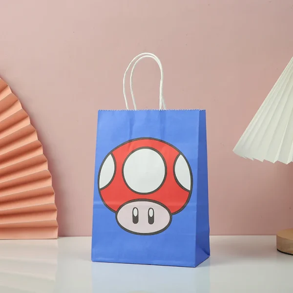 Super Mario Birthday Party Gift Bags Candy Bags Goody Bags Mario Birthday Party Supplies 5