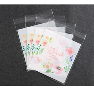 Plastic Bags Thank you Cookie&Candy Bag Self-Adhesive For Wedding Birthday Party Gift Bag Biscuit Baking Packaging Bag 1