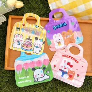 10/40 Pcs Cute Sealed Pocket Cartoon Sealed Bag Handheld Storage Bag Children's Day Gift Packaging Bag Self sealing Bag 1