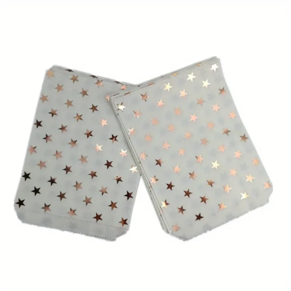 25 Pcs 13x18cm 5x7inch Gift Bags Candy Gift Wedding Decoration Bags, Kraft Bags, Retail Bags, Birthday Party Small Plain Bulk 2