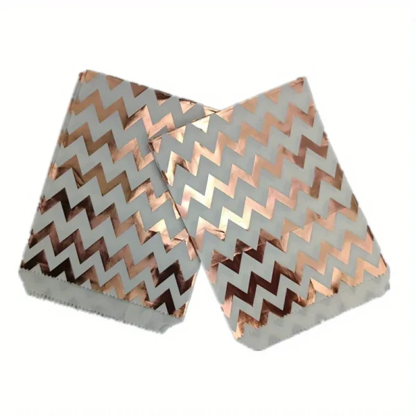 25 Pcs 13x18cm 5x7inch Gift Bags Candy Gift Wedding Decoration Bags, Kraft Bags, Retail Bags, Birthday Party Small Plain Bulk 4