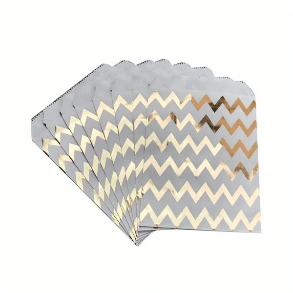25 Pcs 13x18cm 5x7inch Gift Bags Candy Gift Wedding Decoration Bags, Kraft Bags, Retail Bags, Birthday Party Small Plain Bulk 6