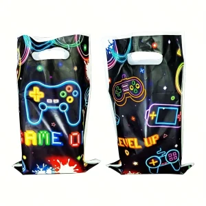 Fluorescent line game machine PE gift bag stylish handbag party party gift bag 1