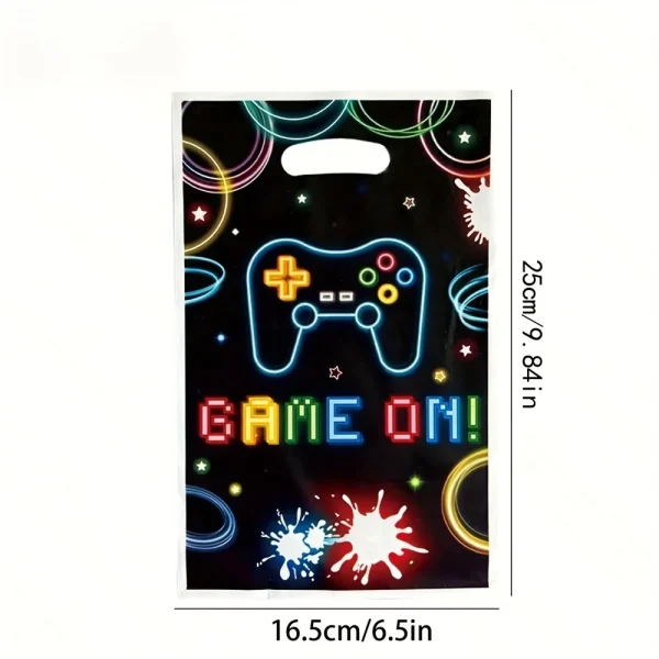 Fluorescent line game machine PE gift bag stylish handbag party party gift bag 2