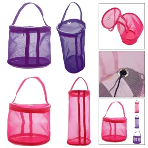 Colorful Yarn Storage Mesh Bag Mesh Weaving Round Bags Wool Storage Bag Yarn Crochet Organizer Knitting Baskets DIY Accessories 1
