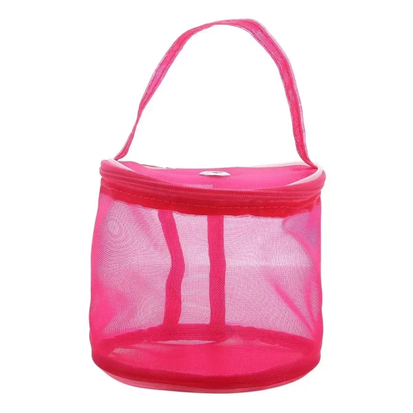 Colorful Yarn Storage Mesh Bag Mesh Weaving Round Bags Wool Storage Bag Yarn Crochet Organizer Knitting Baskets DIY Accessories 5