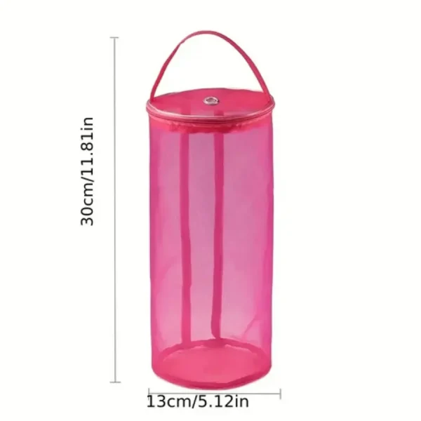 Colorful Yarn Storage Mesh Bag Mesh Weaving Round Bags Wool Storage Bag Yarn Crochet Organizer Knitting Baskets DIY Accessories 6