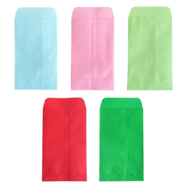 6x10cm 50 pcs Christmas Red and Green Pouch Paper Bag Gift Boy Girl Decoration Packaging Cute Candy Baby Shower Guest Small Mini 1