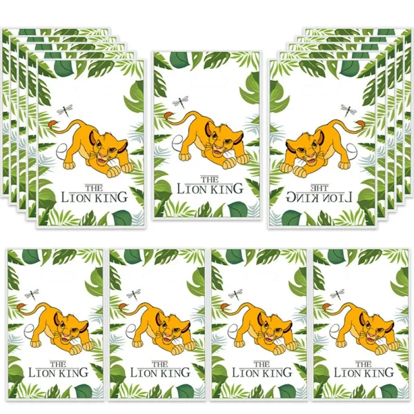 10/20/30pcs/lot The Lion King Birthday Party Gift Bags Plastic Candy Bag Boy Party Loot Bag Kids Birthday Party Favors Supplies 1