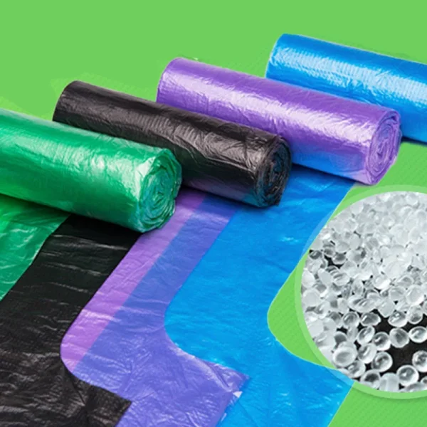 5 Rolls 1 pack 100Pcs Household Disposable Trash Pouch Kitchen Storage Garbage Bags Cleaning Waste Bag Plastic Bag 4
