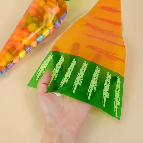 20/40pieces Easter Carrot Candy Bag Children's Day Spring Party Gifts DIY Packaging Decoration Birthday Baby Shower Supplies 3