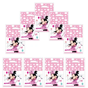 Minnie Birthday Party Gift Bags Candy Bags Goody Bags Mickey Mouse Birthday Party Supplies Decorations 1
