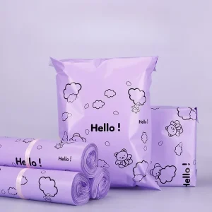 10Pcs Cute Little Bear Courier Gift Bag Express Mailing Pouch Shipping Packaging Bags for Store Self Seal Clothing Parcel 1