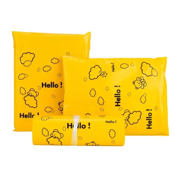 10Pcs Cute Little Bear Courier Gift Bag Express Mailing Pouch Shipping Packaging Bags for Store Self Seal Clothing Parcel 4