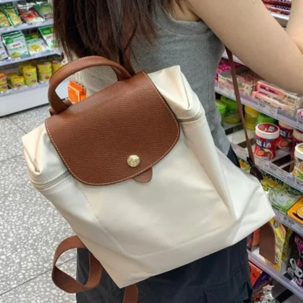 Classic Backpack for Women Light-weight Water-proof Travel Bag Casual Student Satchel Portable Fashion Shoulder Bag Daily Use 3