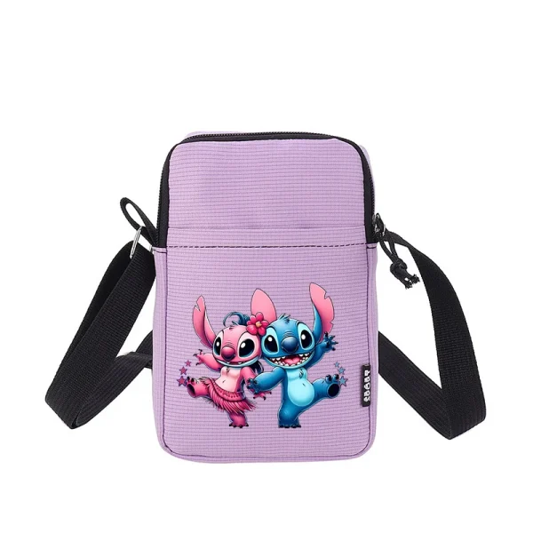 Lilo Stitch Women Mini Phone Bag Girl Small Oxford Cloth Shoulder Bags Cute Cartoon Crossbody Protable Satchel Birthday Gift 4