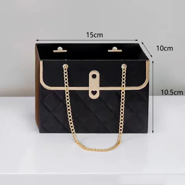 Flower Tote Bag Portable Foldable Long Lasting Universal Present Packing Rose Flower Box Party Gift Box Wedding Valentine'S Day 4