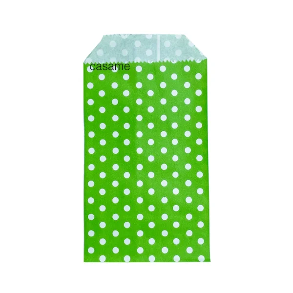 10/25/50 Pcs Small Sack Pouch Mini Dot Kraft Paper Bags Wedding Party Invitation Greeting Cards Paper Gift Bag Birthday 2