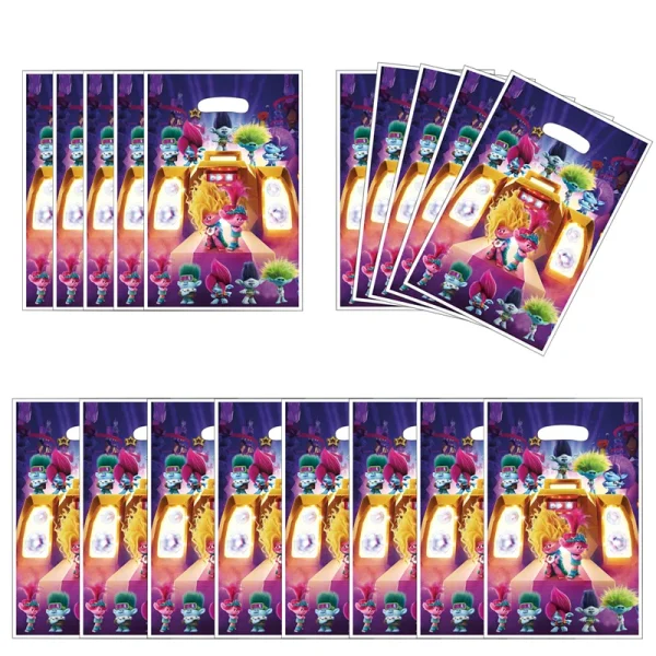 The New Trolls Gift Bags Loot Bags Theme Party Decoration 2