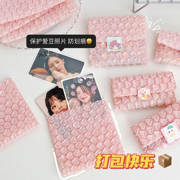 5-20pcs Pink Love Bag Bubble Envelope Bubble Envelope Padded Envelopes Packaging Bag Business Bubble Envelope Mail Packaging Bag 2