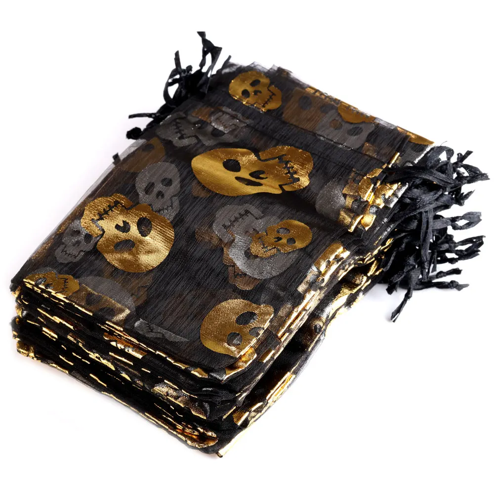 Gold color skull