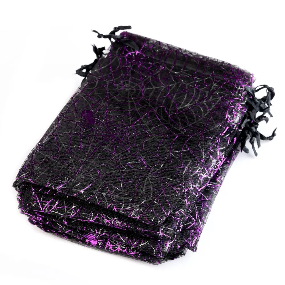Purple spider web