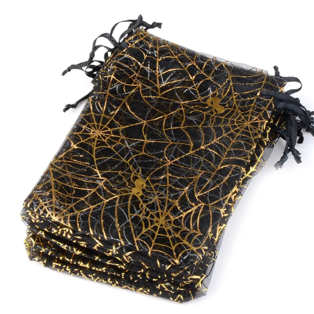 Yellow spider web