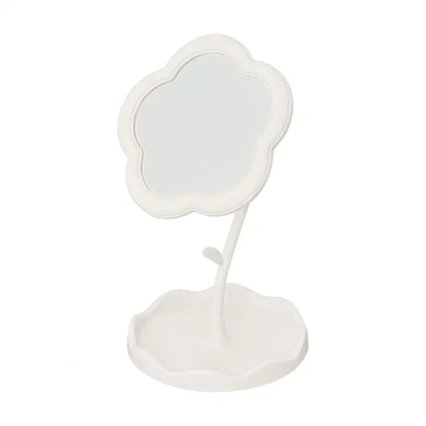 Desktop Makeup Mirror Dormitory Bedroom Rotating Make Up Mirror Sunflower Shaped Looking Glass Home Decoration Dressing Glass 6