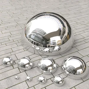 1PC Gazing Hemisphere Ball Reflective Ball Mirror Polished Diameter 51mm-200mm Stainless Steel 1.0mm Thick Home Decor 1