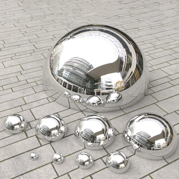 1PC Gazing Hemisphere Ball Reflective Ball Mirror Polished Diameter 51mm-200mm Stainless Steel 1.0mm Thick Home Decor 1