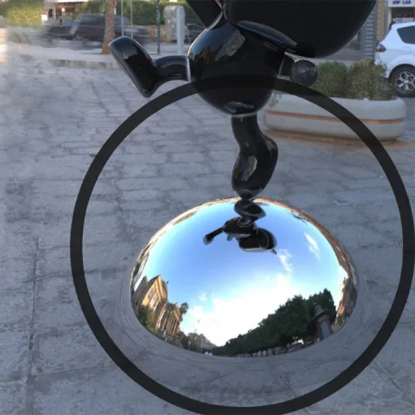 1PC Gazing Hemisphere Ball Reflective Ball Mirror Polished Diameter 51mm-200mm Stainless Steel 1.0mm Thick Home Decor 4