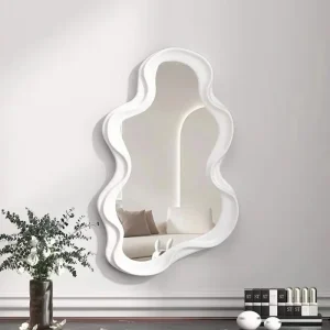 NEW Cloud Shaped Desktop Vertical Makeup Mirror Student Dormitory Bathroom Wall Mounted Mirror Bedroom Living Room Decoration 1