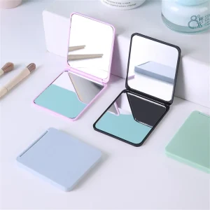Foldable Makeup Mirror Portable Double-Sided Mirror Student Dormitory Desktop Small Gift Wholesale 1