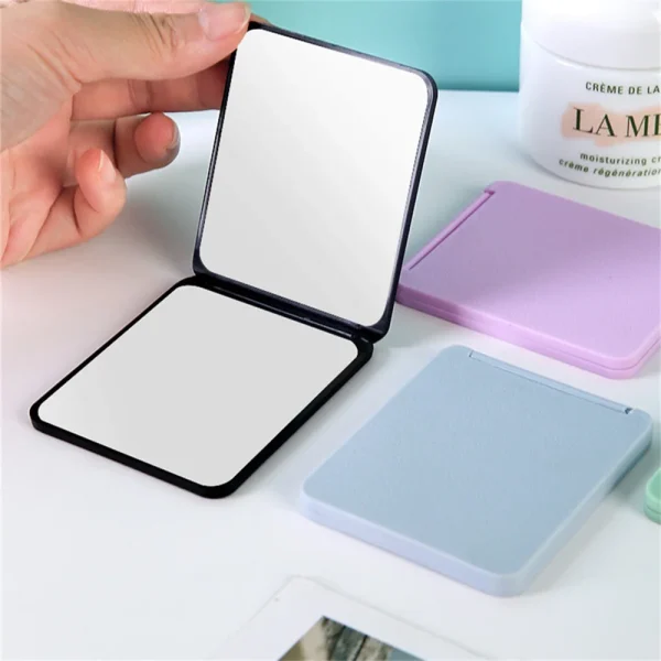 Foldable Makeup Mirror Portable Double-Sided Mirror Student Dormitory Desktop Small Gift Wholesale 2