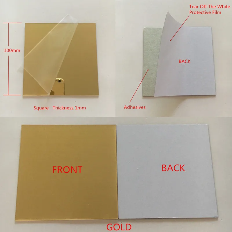 Gold Square Adhesi