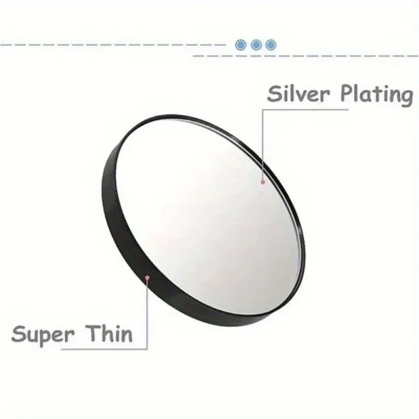 Magnifying Mirror with Suction Cups - 5X/10X/15X Magnification for Perfect Makeup Application 6