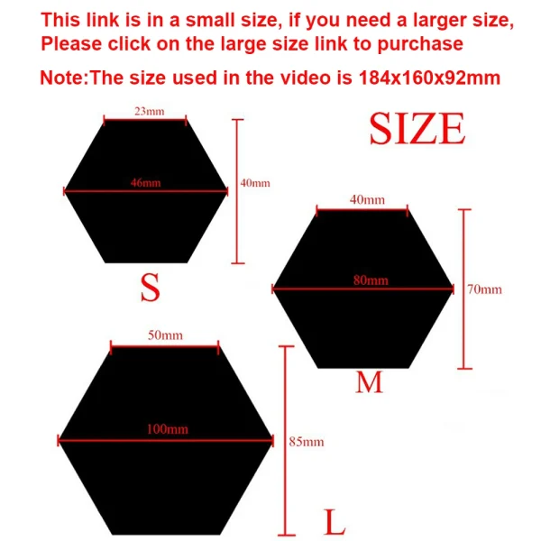 6/12pcs 3D Mirror Wall Sticker Hexagon Decal Home Decor DIY Self-adhesive Mirror Decor Stickers Art Wall Decoration 126mm Large 6