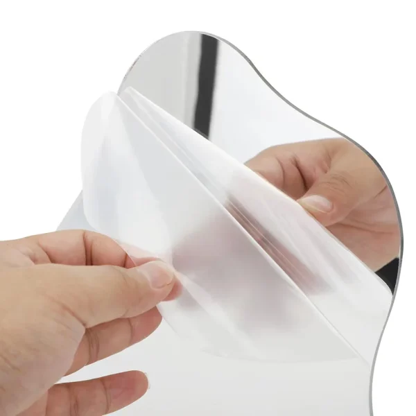 New Acrylic Irregular Mirror for Home Decoration DIY Office Makeup Desktop Ornament Decoration Standing Mirror ﻿ 4