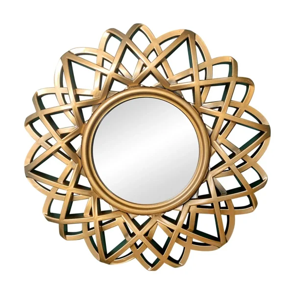 Nordic Wall Hanging Mirror Round Makeup Mirror for Entryway Hallway Background Bedroom 4