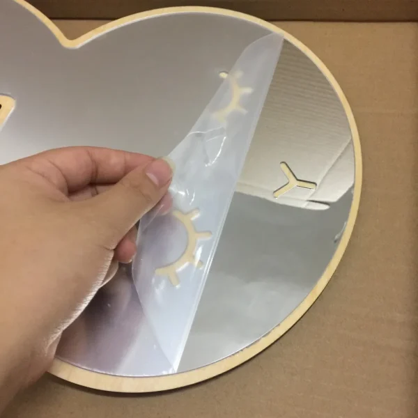 1pc Home Decoration Crafts Rabbit Bear Children's Acrylic Mirror Baby Photo Props Room Decor Wall Mirror Bedroom Decoration 6